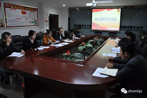 洗選煤運營公司黨政領(lǐng)導班子“議發(fā)展”