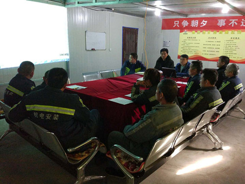 機(jī)電安裝公司：嚴(yán)細(xì)結(jié)合，全力沖刺全年安全生產(chǎn)目標(biāo)