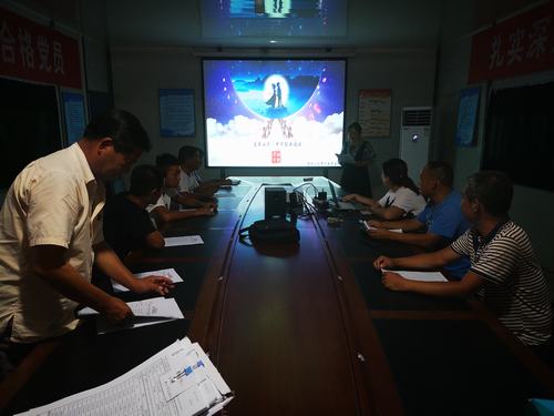 陜煤建設(shè)澄合分公司十五部別樣七夕，滿滿的幸福感