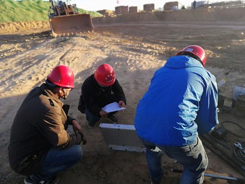 陜煤建設(shè)銅煤公司第八項(xiàng)目部承建的靖神鐵路孟家灣站臺維修車間綜合物資倉庫完成工程樁試樁檢測