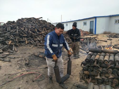 陜煤建設(shè)掘進(jìn)公司：曹家灘項(xiàng)目部“降本增效”從修舊利廢做起