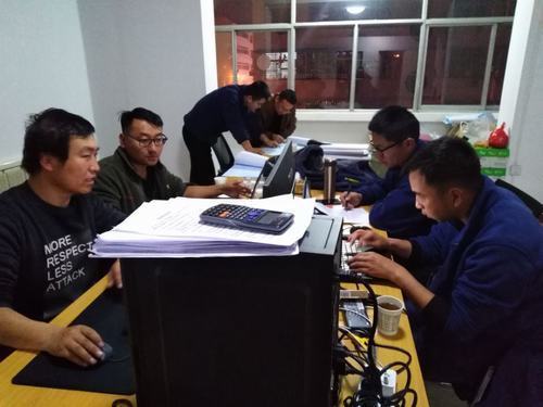 靖神鐵路項(xiàng)目指揮部平凡的一夜