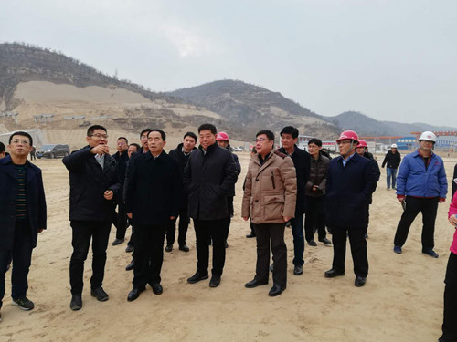 陜西省國資委、陜煤集團領(lǐng)導蒞臨天工公司項目檢查工作