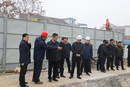 漢中市委書記王建軍視察陜煤建設(shè)漢中分公司金華路項(xiàng)目