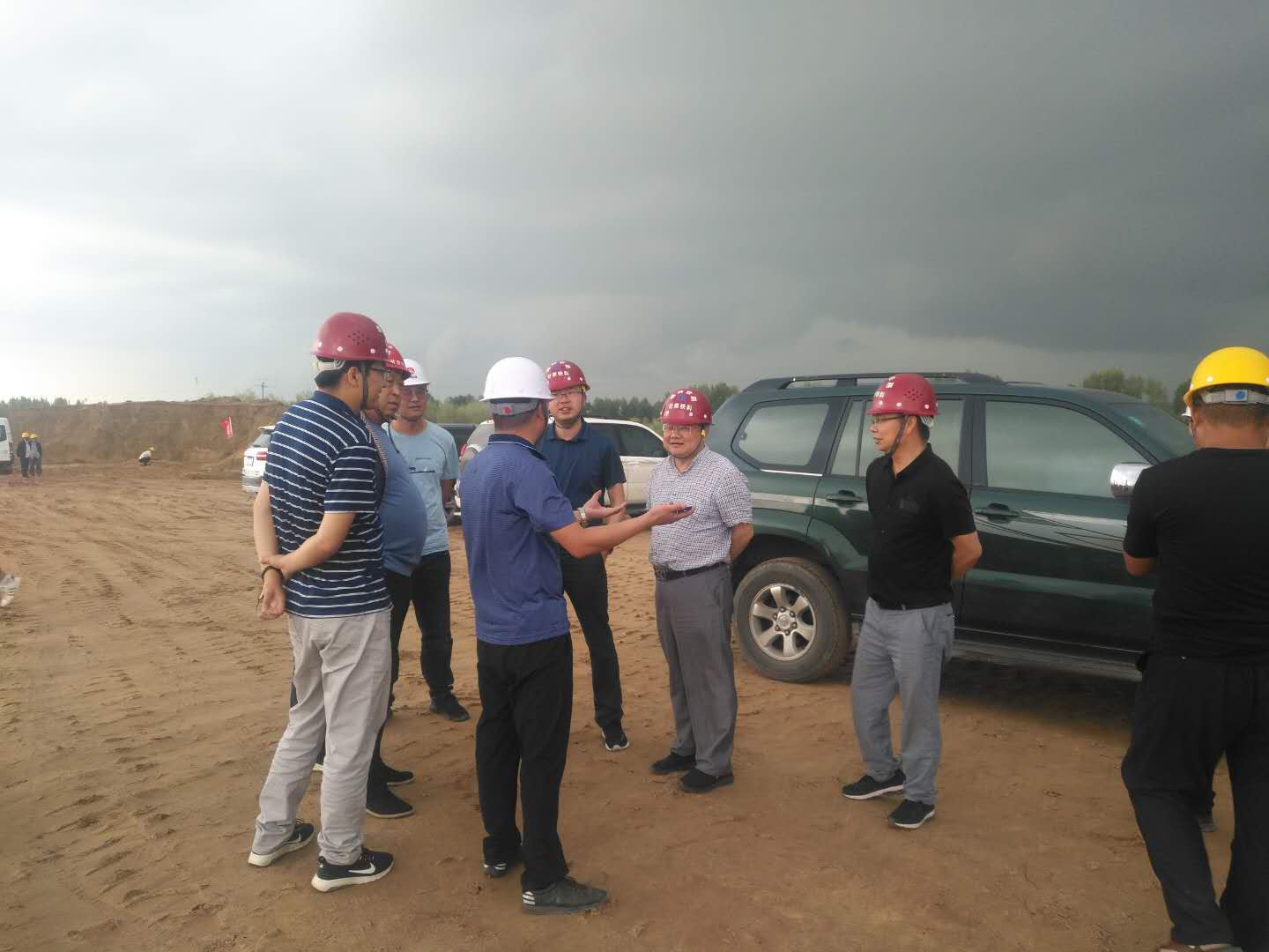 中鐵科研院巡檢組蒞臨靖神鐵路項目部檢查指導(dǎo)工作