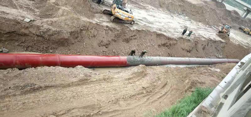 好消息！綏德縣污水管網(wǎng)工程主管道全線貫通