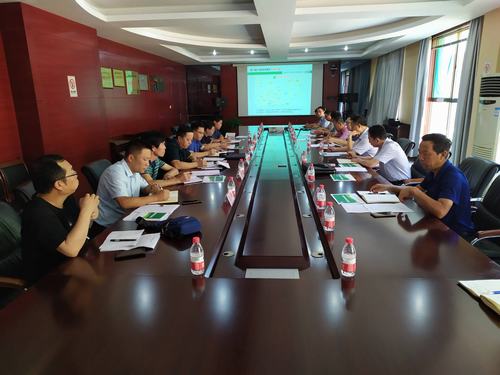 王明智與環(huán)保集團交流推進銅川聲威固廢項目建設