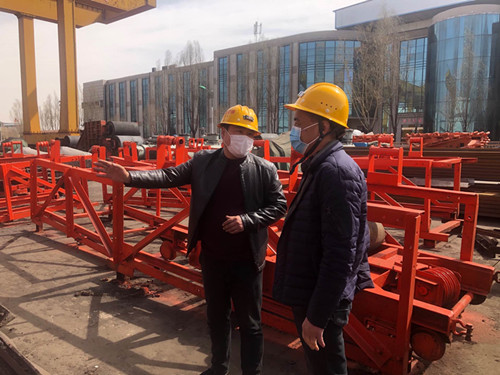 陜煤建設(shè)機(jī)電安裝公司掀起施工熱潮