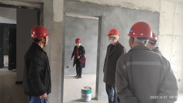 陜煤建設渭南分公司承建的渭南朝陽大街拆遷安置小區(qū)工程順利通過分戶驗收