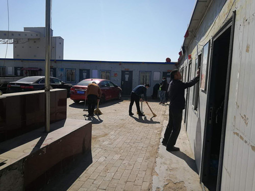 陜煤建設(shè)機(jī)電安裝公司：愛(ài)國(guó)愛(ài)衛(wèi)生我們?cè)谛袆?dòng)