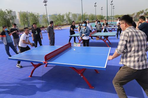 陜煤建設咸陽分公司開展“慶五一”乒乓球、跳繩比賽主題活動