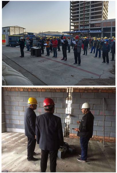 天工公司承建的神木杏花園辦公、公寓樓工程安全先行保質(zhì)量