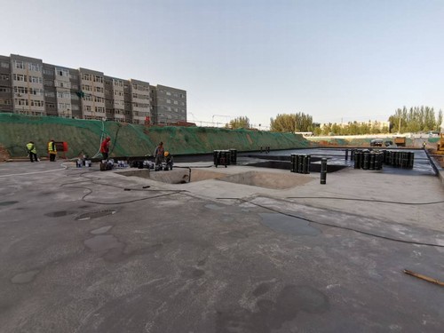 陜煤建設銅煤公司第一項目部掀起施工大干抓牢工期主動權