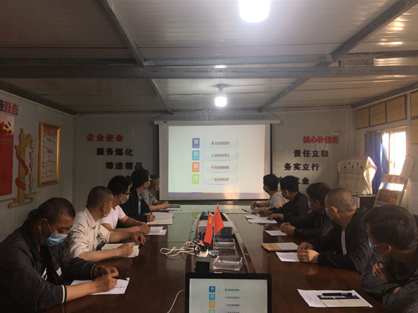 陜煤建設(shè)澄合分公司各單位團員青年在行動助力項目安全生產(chǎn)