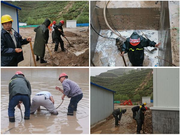 陜煤建設(shè)天工公司安裝三部抗洪搶險(xiǎn)“縮影”