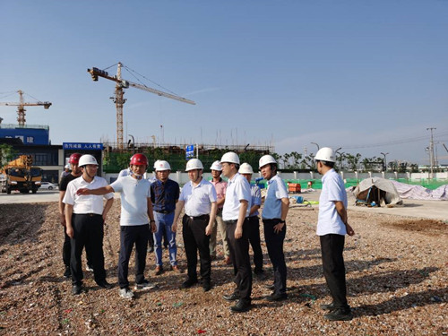空港新城黨委委員、管委會副主任劉功毅蒞臨空港PPP項目檢查指導工作
