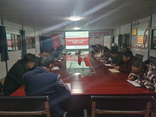 陜煤建設(shè)銅煤公司第一項目部黨支部組織開展“愛國情?強國志?報國行”主題黨日活動