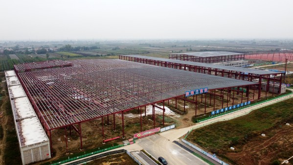 陜煤建設(shè)澄合分公司承建的南京金龍純電動商用車建設(shè)項(xiàng)目首個(gè)防火涂料噴涂工作全面展開