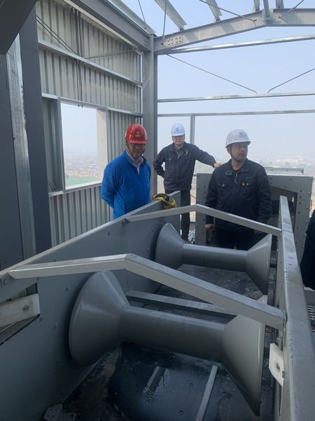 中央儲(chǔ)備糧新建項(xiàng)目領(lǐng)導(dǎo)小組組長(zhǎng)、副總經(jīng)理王錄印蒞臨中儲(chǔ)糧項(xiàng)目部檢查指導(dǎo)工作