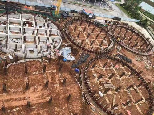 陜煤建設(shè)銅煤公司四川中儲(chǔ)糧項(xiàng)目淺圓倉(cāng)滑模施工正式拉開序幕