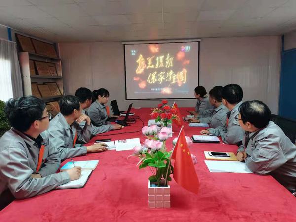 陜煤建設(shè)韓城分公司土建九項(xiàng)目部“4+X”活動(dòng)扎實(shí)推動(dòng)黨史學(xué)習(xí)教育