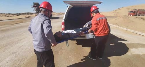 陜煤建設(shè)路橋分公司各基層項目開展應急演練活動