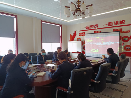 陜煤建設(shè)機電安裝公司機關(guān)黨支部黨史學習教育豐富多彩