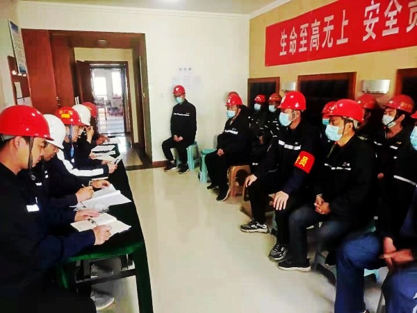 陜煤建設(shè)澄合分公司第一機(jī)電安裝隊工程施工+承攬兩手用力取得實效