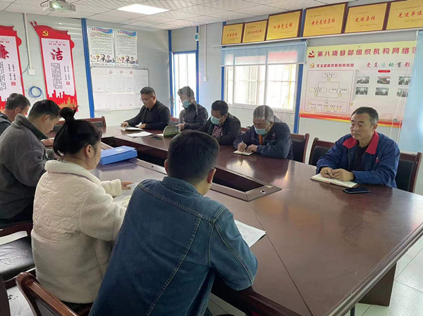 陜煤建設渭南分公司第八項目部加強疫情防控 確保安全生產(chǎn)