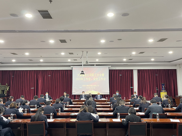 建設(shè)集團(tuán)大秦置業(yè)公司召開職工大會(huì)暨2022年工作會(huì)、安全會(huì)
