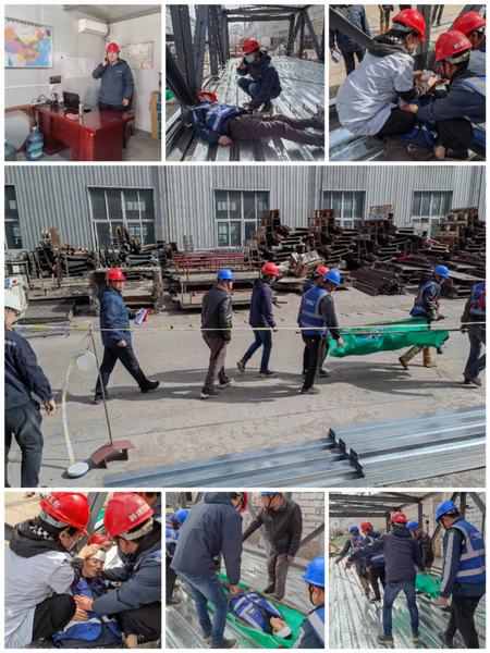 陜煤建設韓城分公司開展“實戰(zhàn)化”安全應急演練