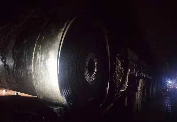 陜煤建設(shè)機(jī)電安裝公司小保當(dāng)項目部完成井下皮帶拆除回撤工程