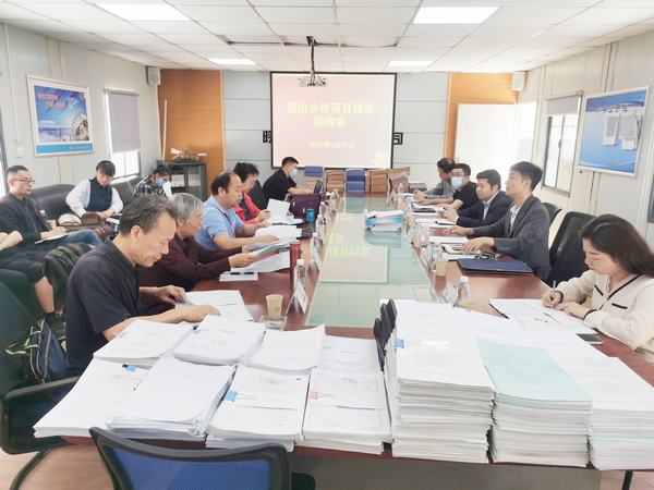 陜煤集團(tuán)檔案資料督導(dǎo)組一行蒞臨藍(lán)山水岸（南北區(qū)）項目檢查指導(dǎo)工作