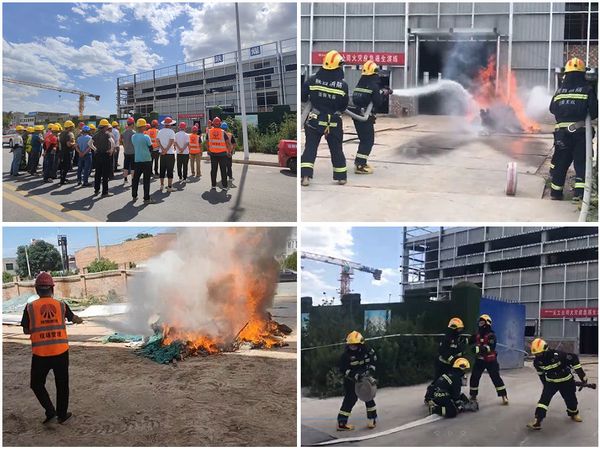 陜煤建設(shè)天工公司土建十一部通過消防應(yīng)急演練,握緊消防安全戒尺