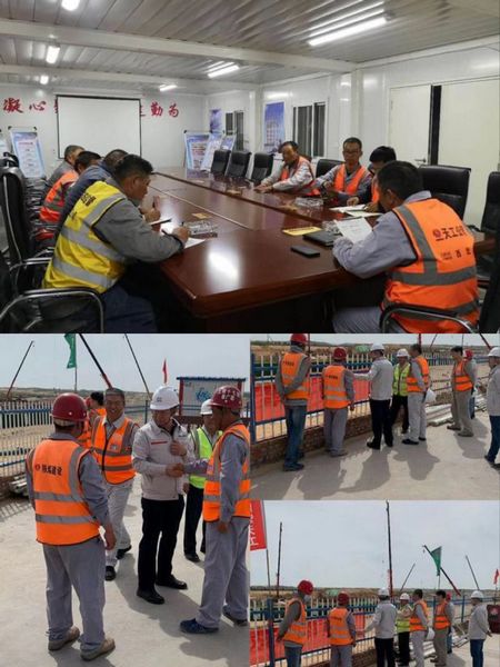 陜煤建設(shè)天工公司土建十七部全體員工齊心協(xié)力攻尖克難