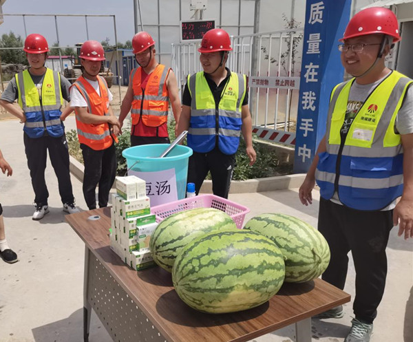 陜煤建設(shè)咸陽分公司第九項目部:不服“暑”，戰(zhàn)高溫