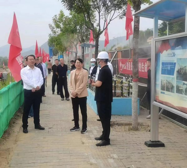 綏德縣委常委、副縣長苗立群一行蒞臨綏德縣第二凈水廠項(xiàng)目檢查指導(dǎo)工作
