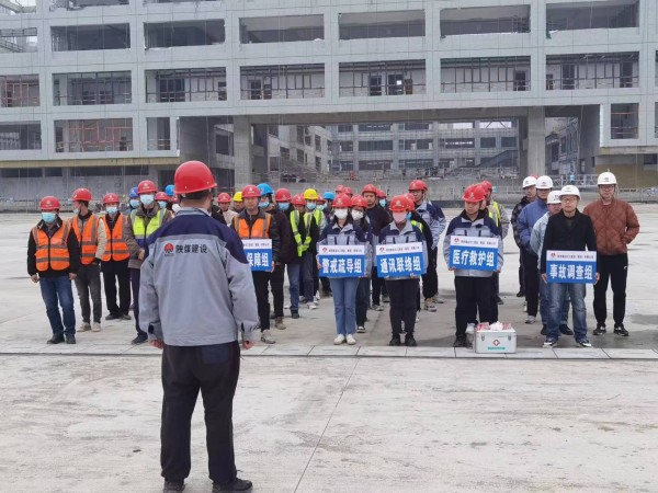 陜煤建設(shè)咸陽分公司各項目部抓消防安全，保高質(zhì)量發(fā)展