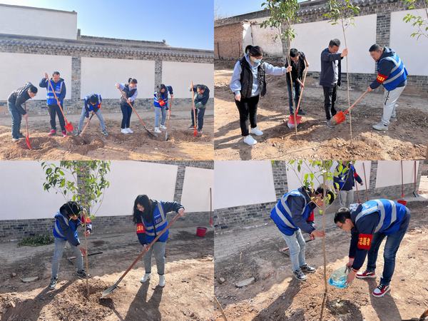 陜煤建設韓城分公司土建四項目部：栽種綠色希望，不負青春時光