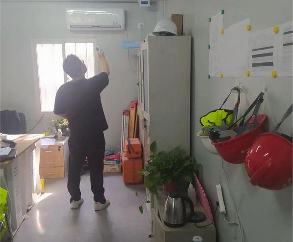 陜煤建設(shè)天工公司土建四部：辦公區(qū)裝上了格力新空調(diào)