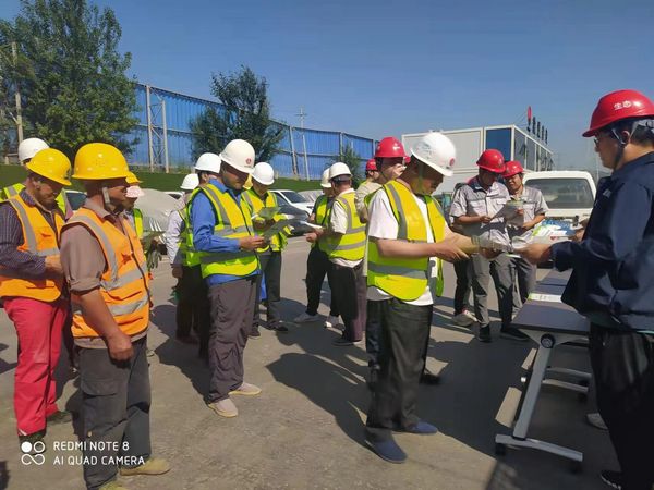 陜煤建設天工公司土建四部按下“節(jié)能降碳、你我同行” 快捷鍵