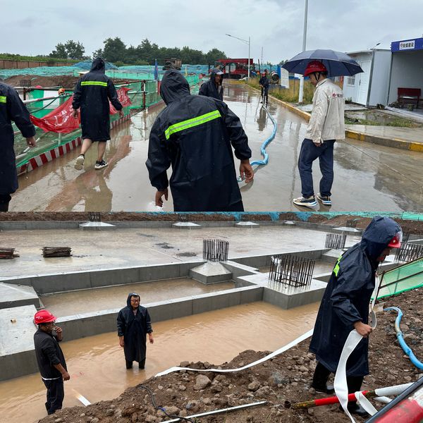 陜煤建設(shè)天工公司聞“汛”而動，筑牢工程建設(shè)“安全堤壩”