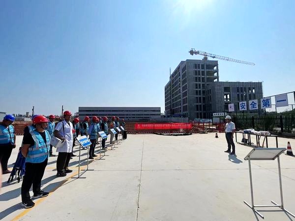 陜煤建設(shè)渭南分公司第十三項目部以演練促實戰(zhàn)首次開展防汛應(yīng)急演練