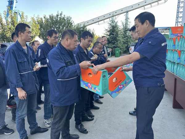 陜煤建設(shè)洗選煤運(yùn)營(yíng)公司澄合山陽(yáng)運(yùn)營(yíng)項(xiàng)目部：中秋月圓齊歡慶，溫情關(guān)懷暖人心