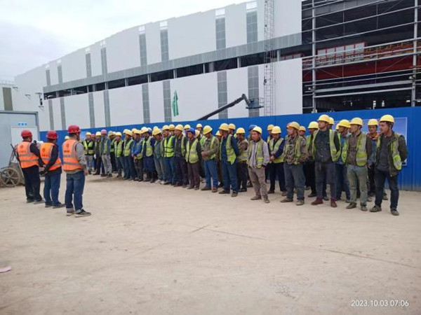 陜煤建設(shè)漢中分公司漢鋼新建中厚板項(xiàng)目：搶抓十月黃金期，工程建設(shè)加速度