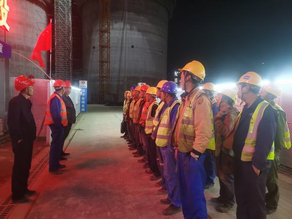 陜煤建設(shè)天工公司彬長660MWCFB示范電廠工程項(xiàng)目部：凝心聚力拼百日，齊抓共管保安全