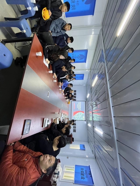 陜煤建設洗選煤運營分公司蒞臨渭南分公司白樺林悅項目對標交流