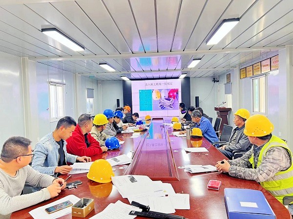 陜煤建設(shè)渭南分公司第十一項目部在寒冬里書寫建設(shè)篇章