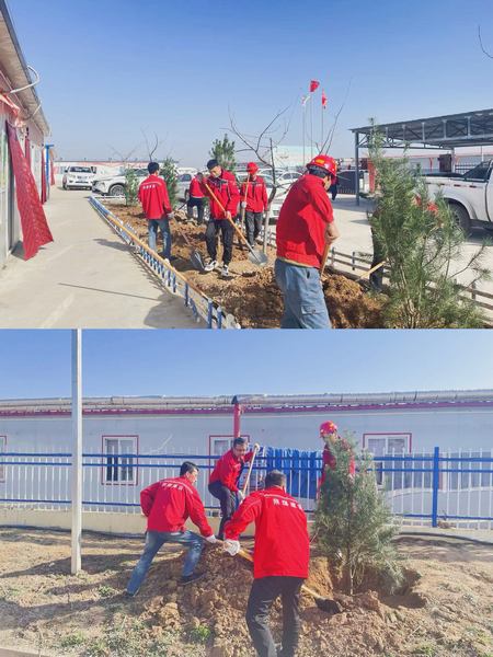 陜煤建設(shè)礦建二公司：這個(gè)春天 “植”得期待