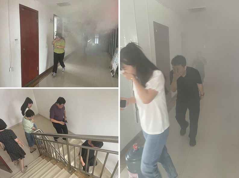 陜煤建設(shè)天工公司：聚鄰里單位合力助演練，依應(yīng)急方案逃生顯真章